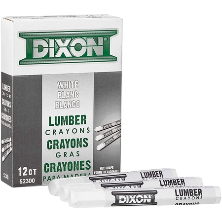 DIXON TICONDEROGA Crayons White Lumber Crayons 52300